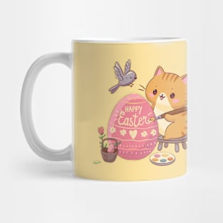 Easter whiskers of a kawaii cat Mug